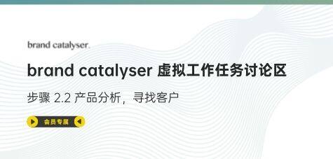 brand catalyser 2.2 虚拟工作任务讨论区
