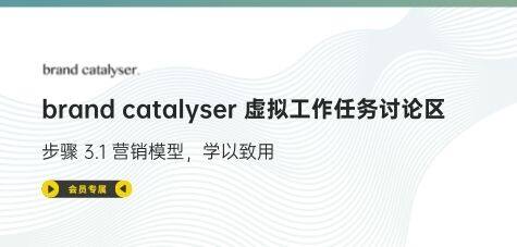 brand catalyser 3.1 虚拟工作任务讨论区